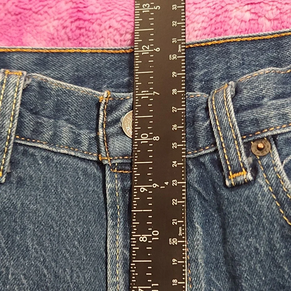Levi's 501 Jeans Men's 31x30 Mid Rise Button Fly Straight Blue Denim Classic‎
